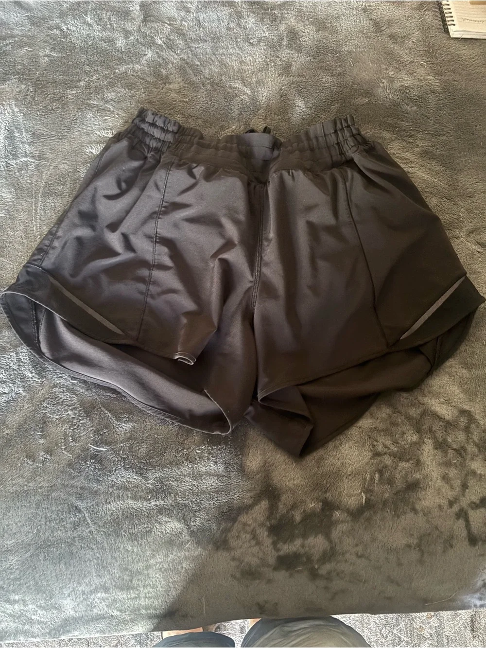 lululemon athletica Black Performance Running Shorts